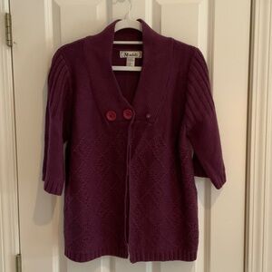 Maddi Size Small Women's Purple Sweater